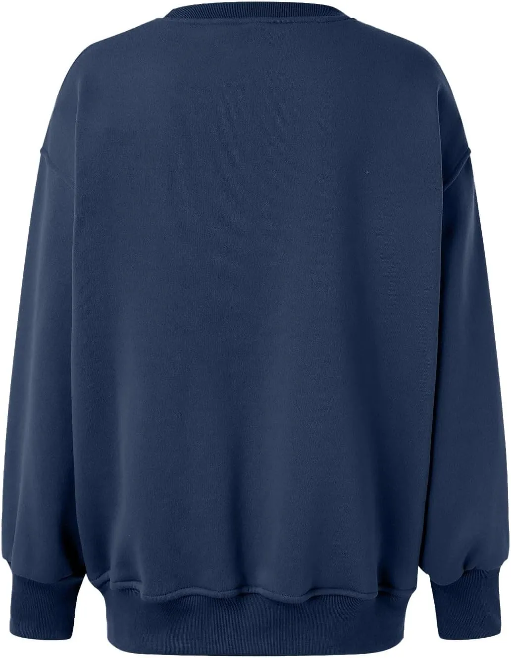 Women's Solid Color Sweatshirt Hoodie Round Neck Pullover Sweater Casual Comfort Fall Fashion Clothing