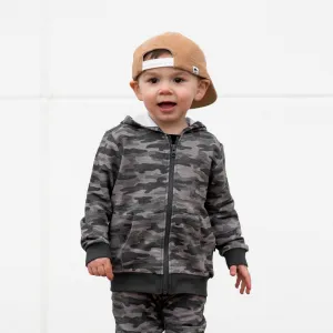 ZIP HOODIE- Chris Camo Bamboo French Terry