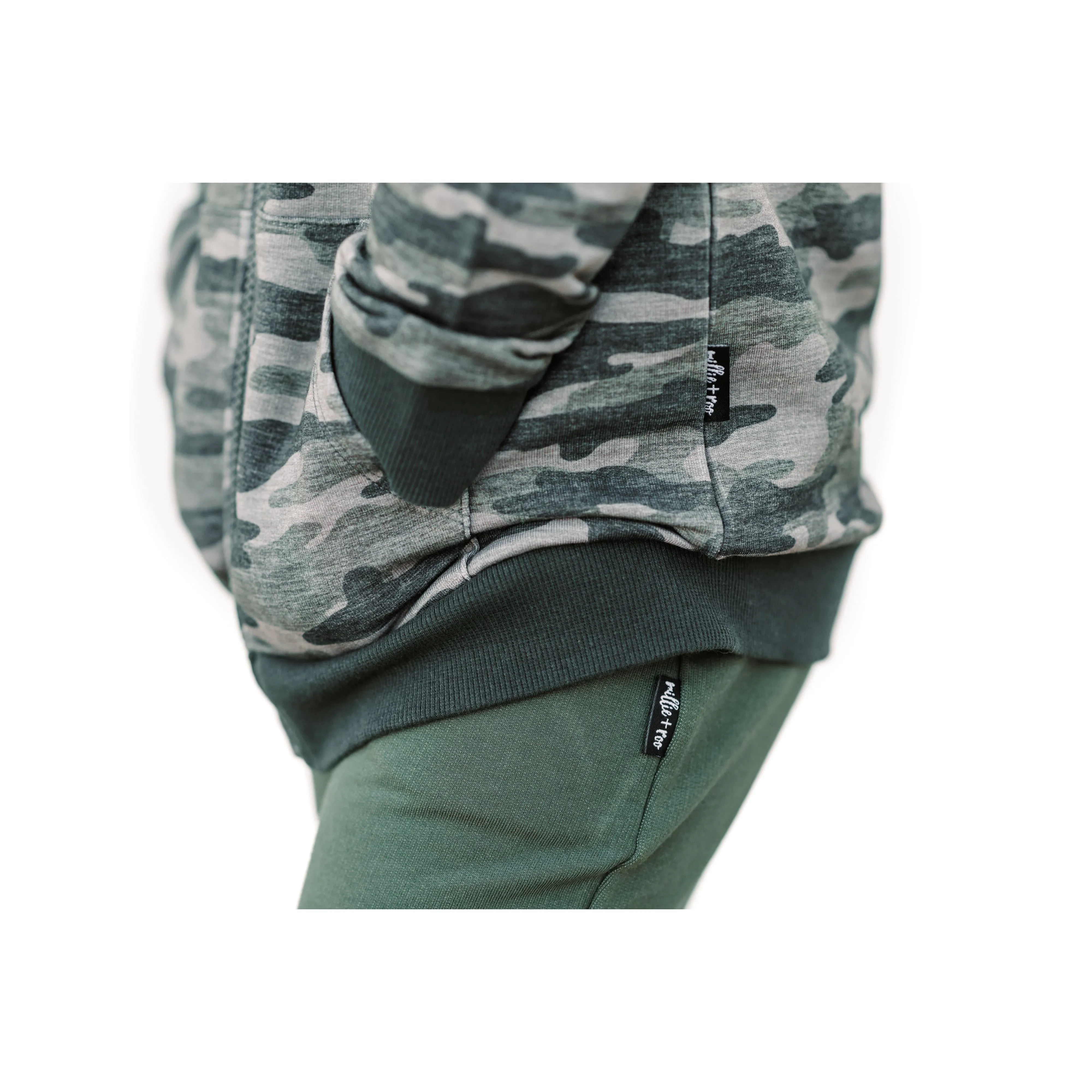 ZIP HOODIE- Chris Camo Bamboo French Terry